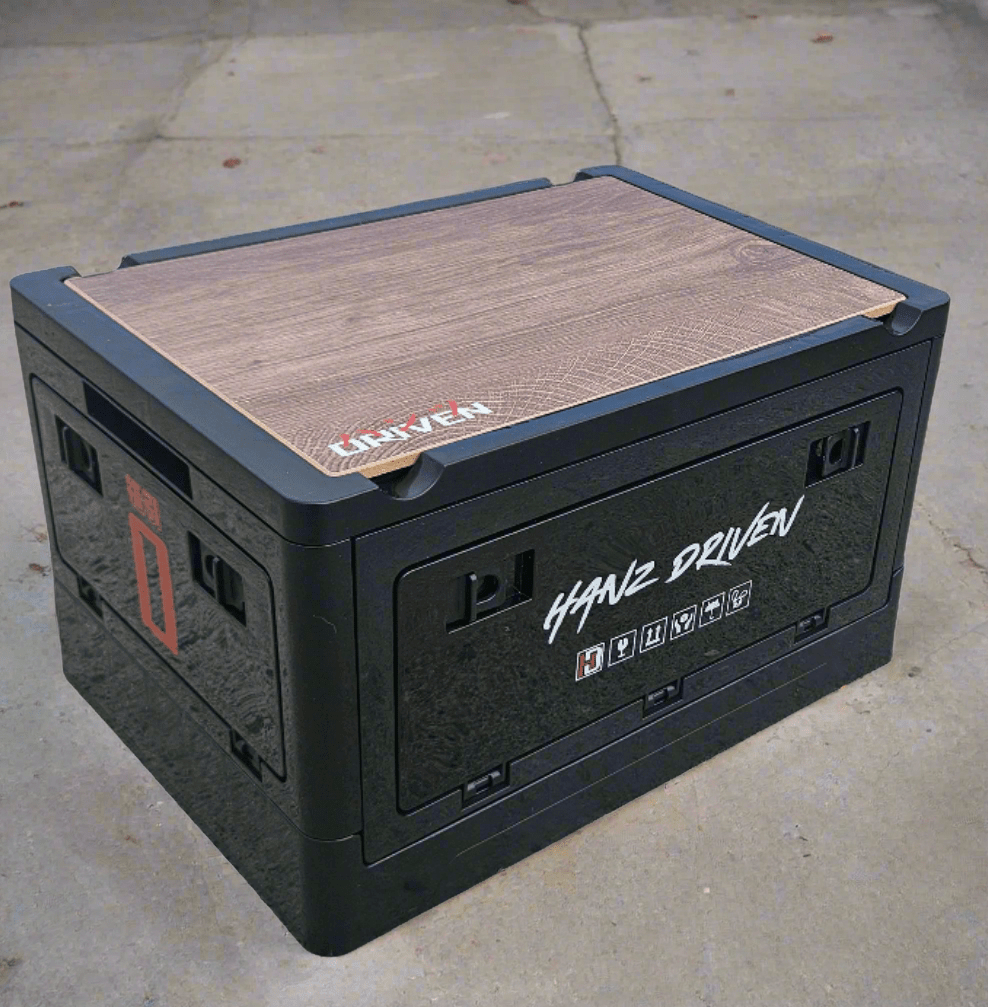 Hanz Driven Crate storage box for car enthusiast