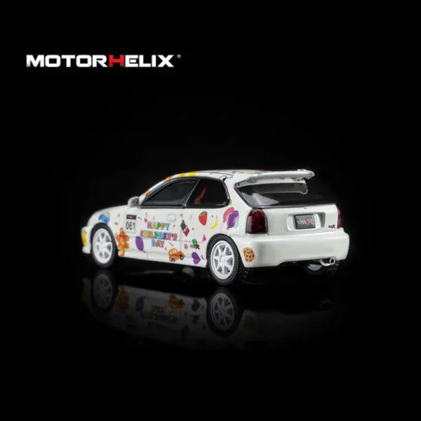 MOTORHELIX 1/64 Honda Civic TYPE R (EK9) Children‘s Day Limited Edition M65023