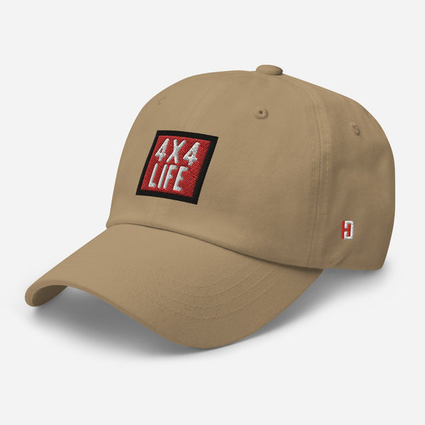4x4 Life Dad Hat Khaki