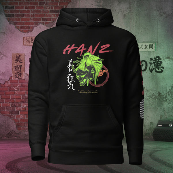 Beauty and Madness Hoodie Black – Hanz Driven