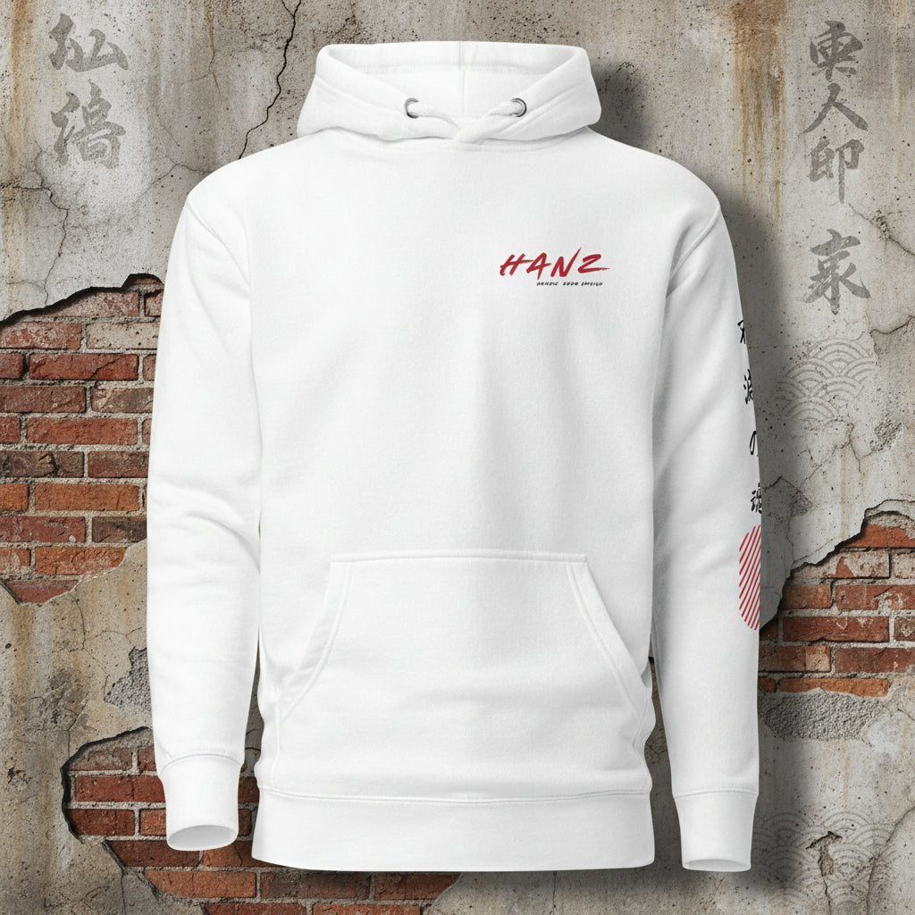 Beauty and Madness White Hoodie – Hanz Driven