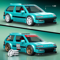Custom 90 Honda Civic EF Mattel Brick Shop