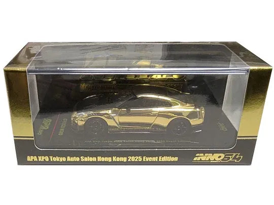 Nissan Skyline GT-R R35 Gold Chrome APA Expo Tokyo Auto Salon Hong