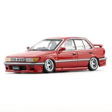 Mitsubishi 1988 Lancer Gti Red LHD BM Creations 1/64 – Hanz Driven
