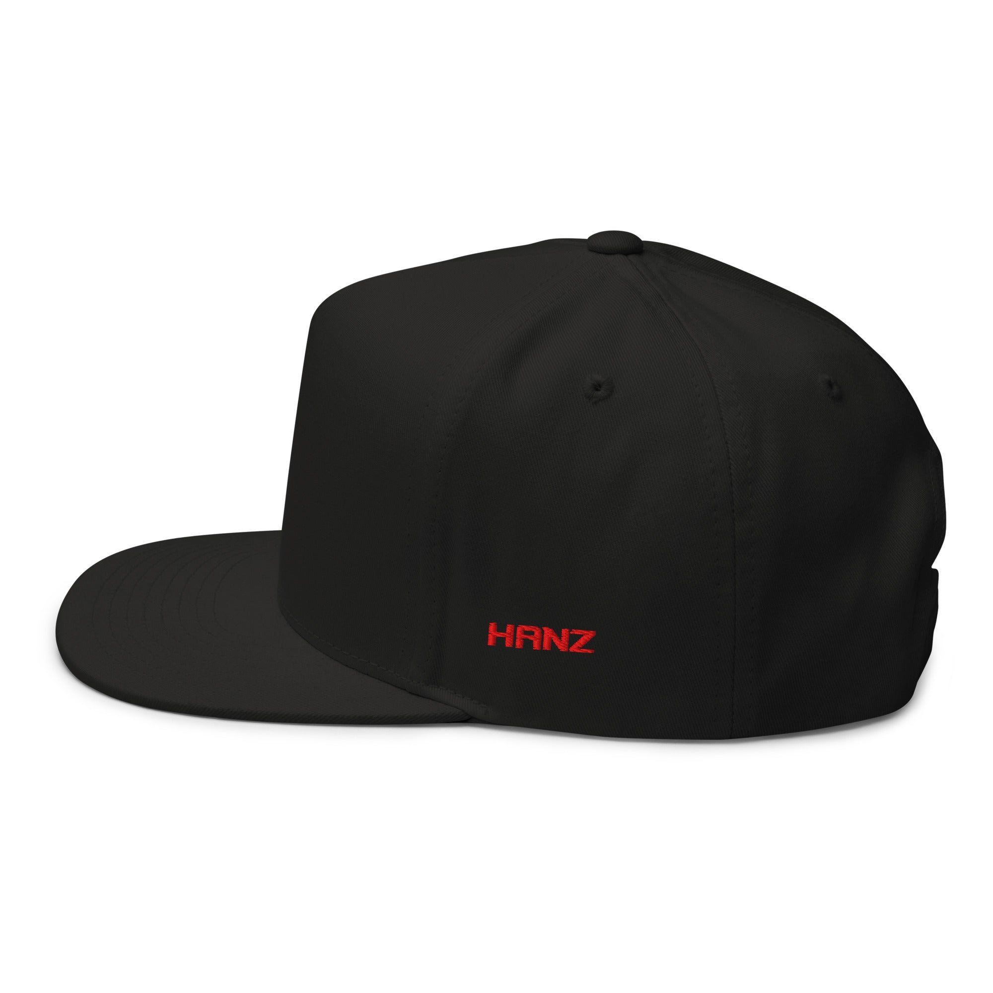 No Stock Parts in Stock Flat Bill Blue on Black – Hanz Driven
