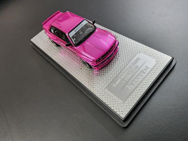 Chase BMW E30 Pink Chrome Widebody IDE Indonesia Special Event car Inno64