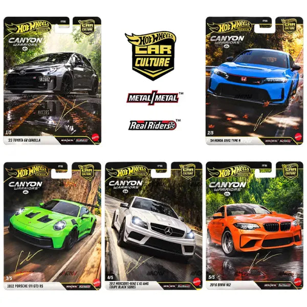 Hot Wheels Canyon Warriors 2027 C Case of 10 | Hanz Driven FPY86-962C