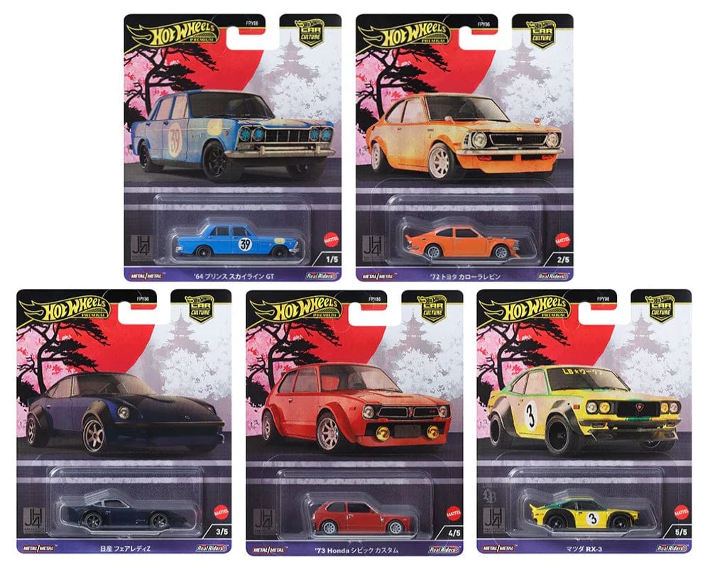 Single Set Only Hot Wheels Car Culture 2024 B Case Japan Historics