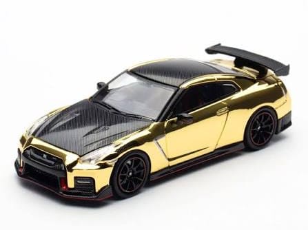 Nissan Skyline GT-R R35 Gold Chrome APA Expo Tokyo Auto Salon Hong Kong Event Edition Inno64 1/64 scale
