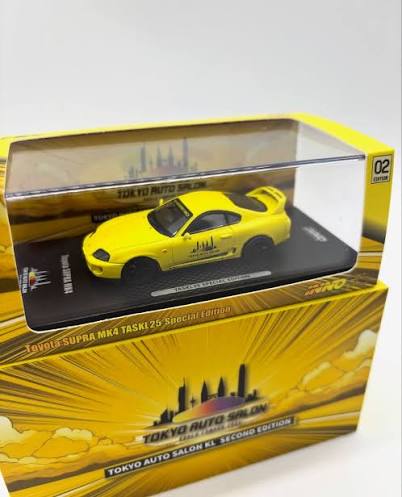 Toyota Supra MK4 Mate Frost Yellow Tokyo Auto Salon Kuala Lumpur TASKL 20265 Inno64 Special Edition