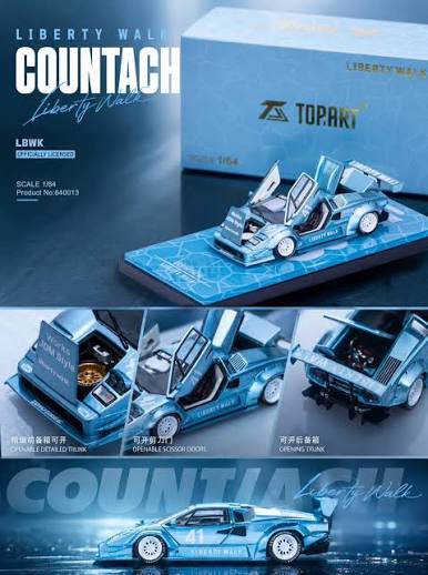 READ PRODUCT DESCRIPTION - Liberty Walk Lamborghini Countach Ice