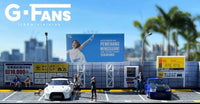 Japanese Parking Lot 1/64 Diorama G-Fans