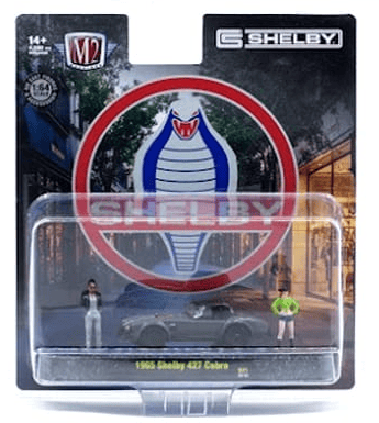 1965 Shelby 427 Cobra & 2 Figures | M2 Machines 1:64 67500-R21-26-03