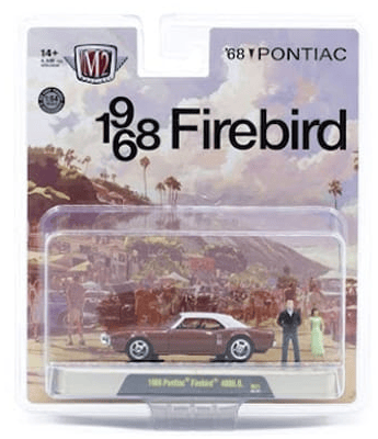 1968 Pontiac Firebird 400 H.O. & 2 Figures | M2 Machines 1:64 67500-R21-26-01