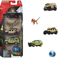 Adventure Seekers Jurassic World 5 Pack Matchbox 1/64