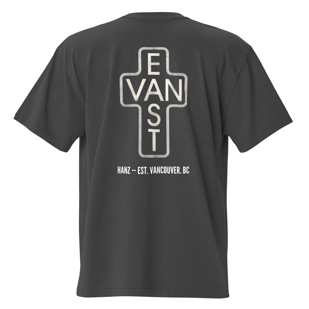 East Van Oversized faded t-shirt