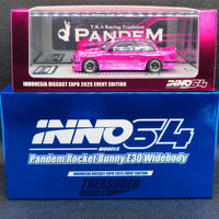 Chase BMW E30 Pink Chrome Widebody IDE Indonesia Special Event car Inno64