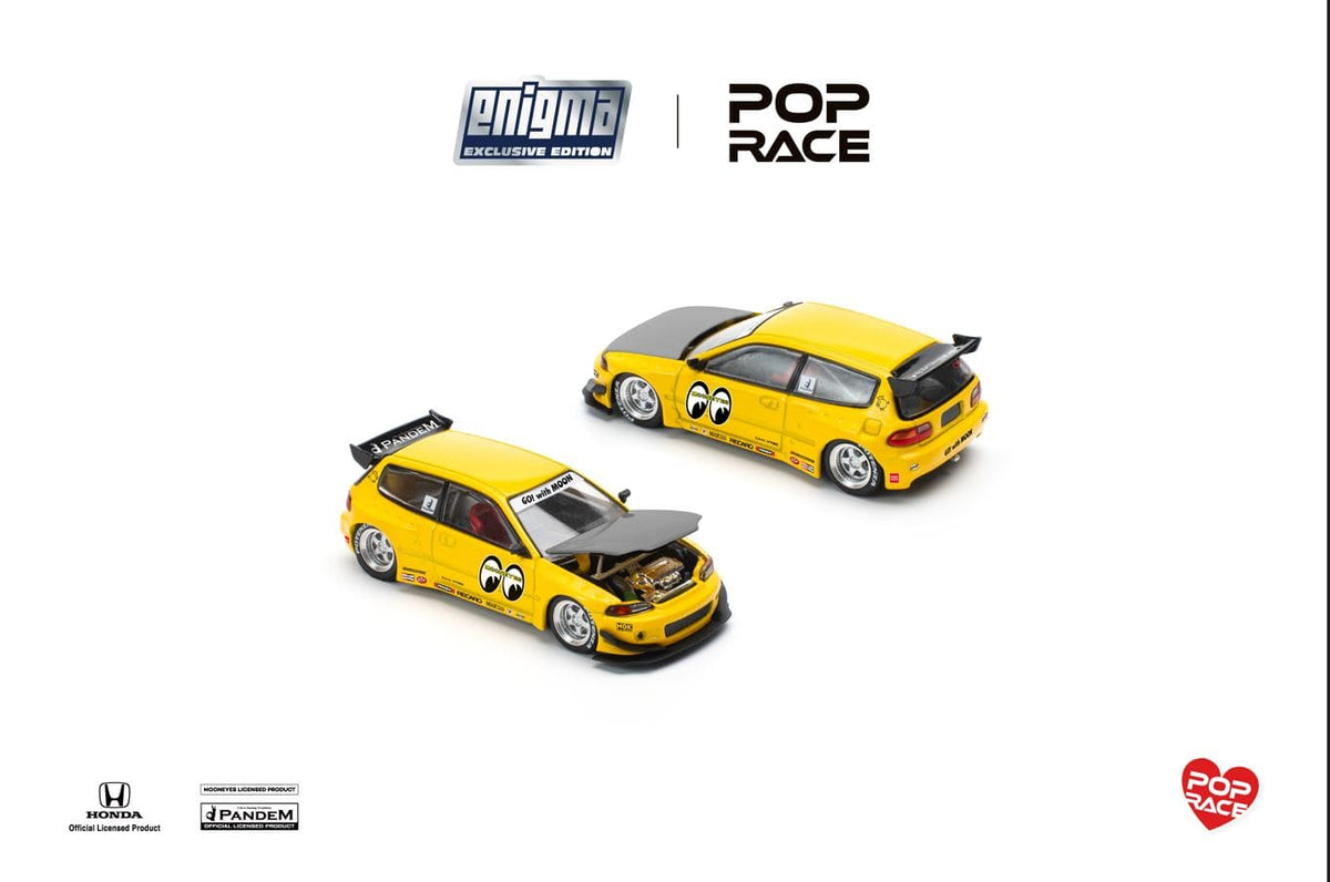 Pandem Civic EG6 Mooneyes Enigma Special Edition Pop Race 1/64