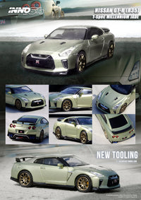 Nissan Skyline GT-R R35 Millennium Jade Inno64 1/64 scale IN64-R35-MJADE