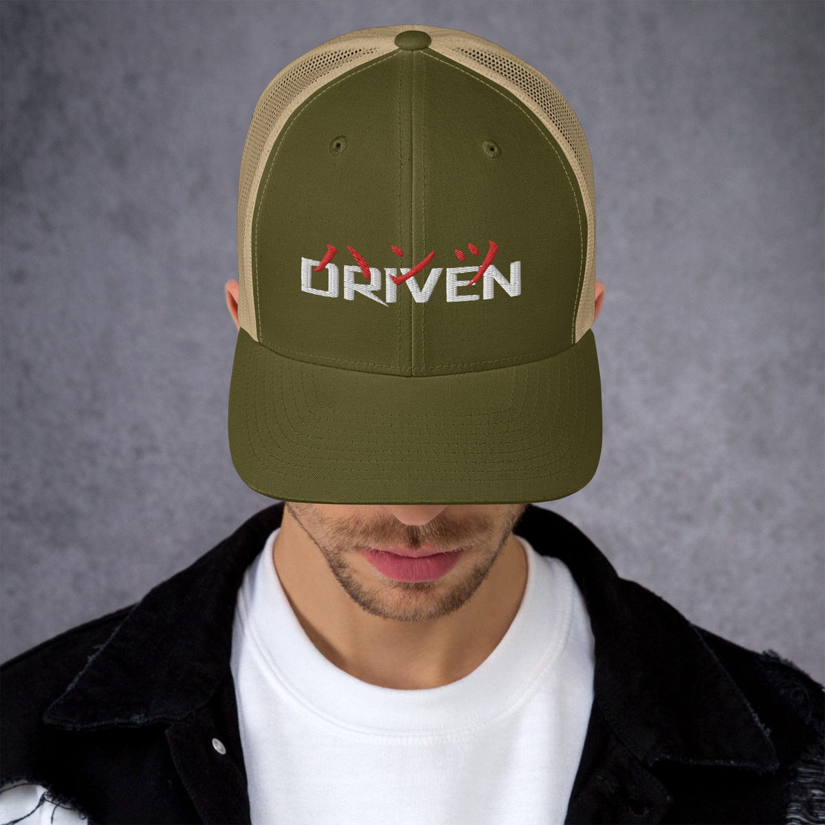 Hantsu Driven Classic Trucker Cap Snapback moss khaki