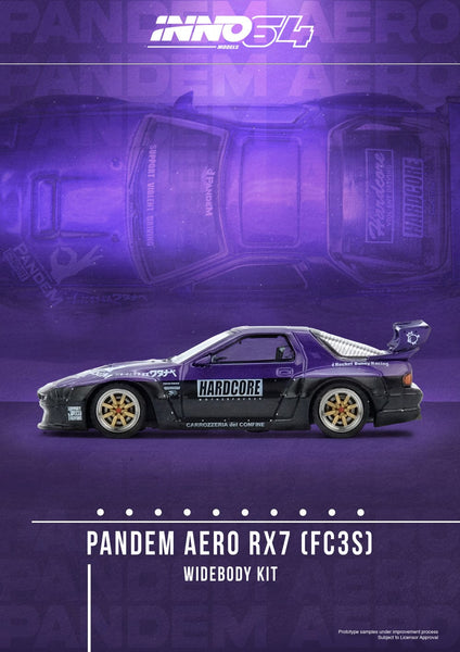 Mazda RX7 FC3S Pandem Rocket Bunny Purple Inno64 1/64 scale – Hanz