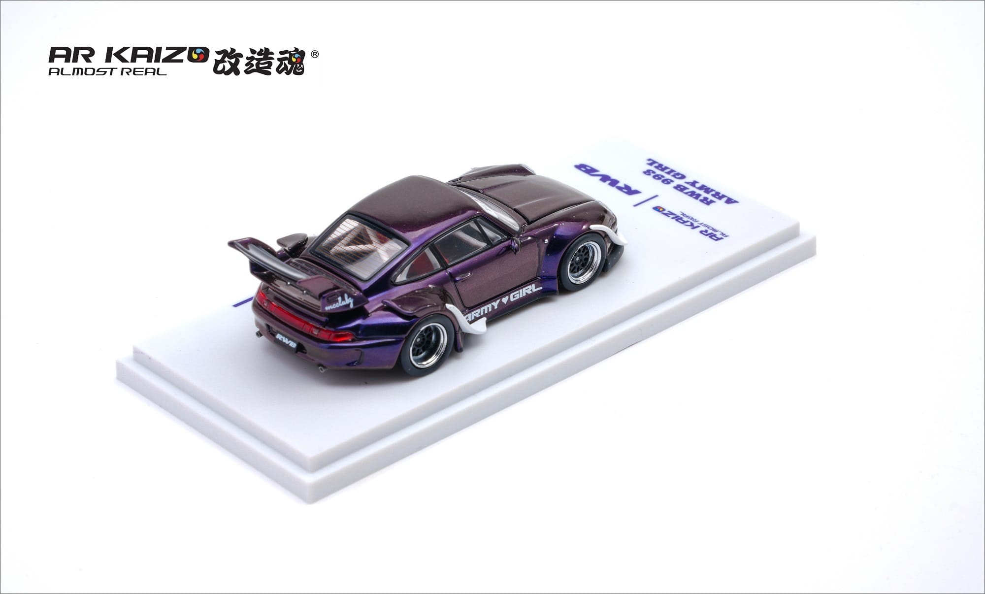 PRE-ORDER) Porsche 911 RWB Army Girl AR Kaizo by Almost Real