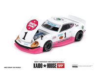 Nissan Fairlady Z Tamiya x Kaido House The Frog V1 White Pink Kaido House 1:64