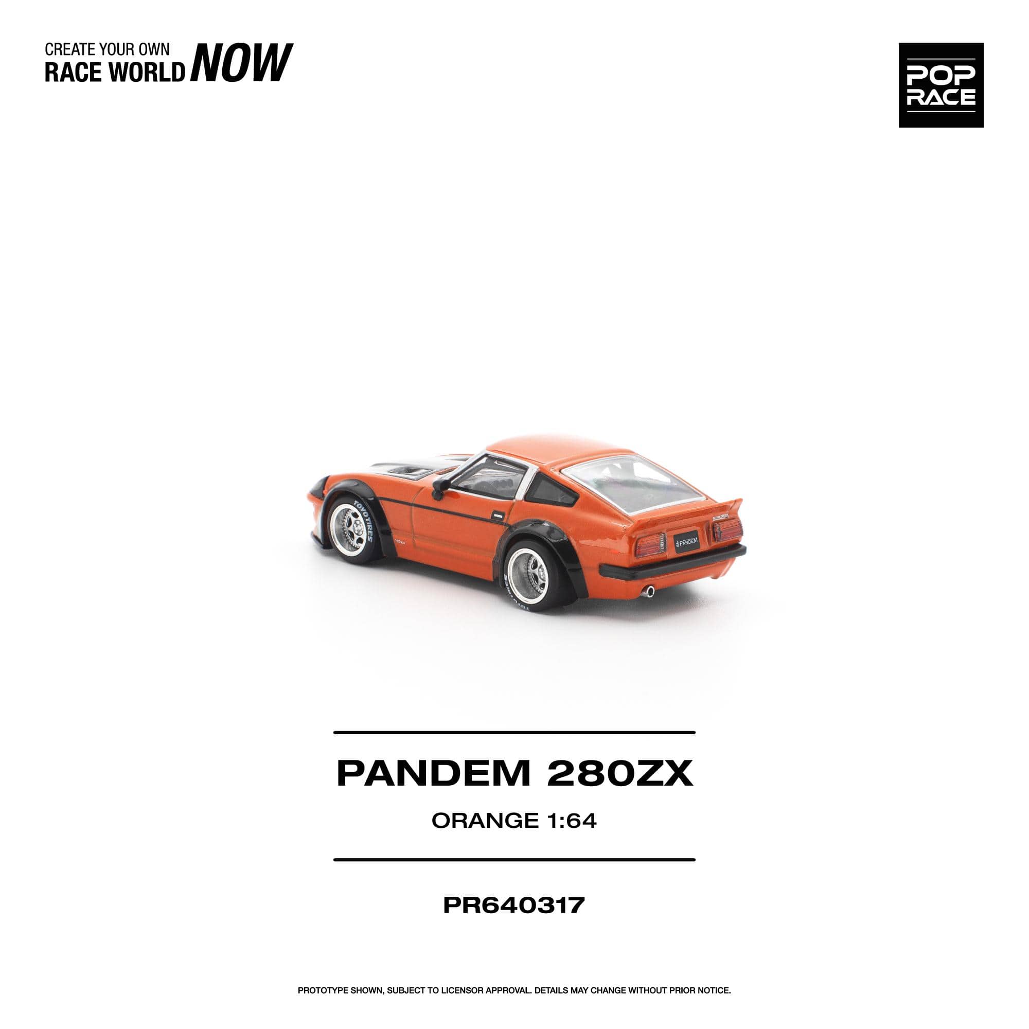 poponchuページ Pre-order) Pandem 280ZX Orange Pop Race 1/64 – Hanz Driven