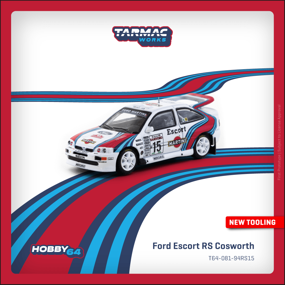 Ford Escort RS Cosworth WRC Rallye Sanremo 1994 Malcolm Wilson