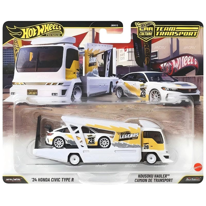 PRE-ORDER) Hot Wheels Legends 2026 Team Transport 24 Honda Civic