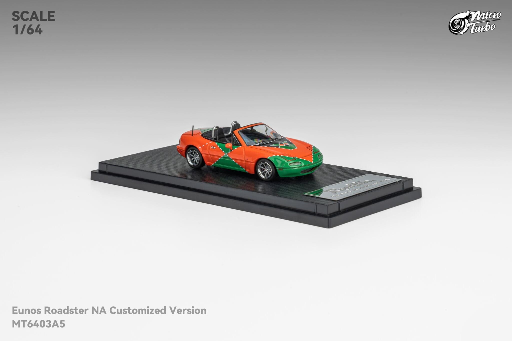 Micro Turbo Mazda Roadster ミニカー Custom Mazda Miata MX-5 Le Mans Livery Micro Turbo 1/64 scale