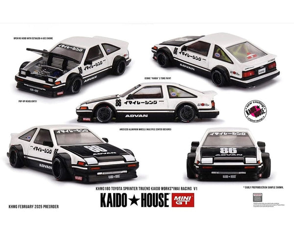 Honda Civic EF Kaido house Works V2 M Red KHMG156 1/64 scale