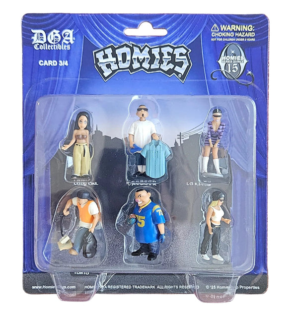Homies Figures 1.75″ Series 15 Quince 3/4 Assortment 6 Figures 2026 Release