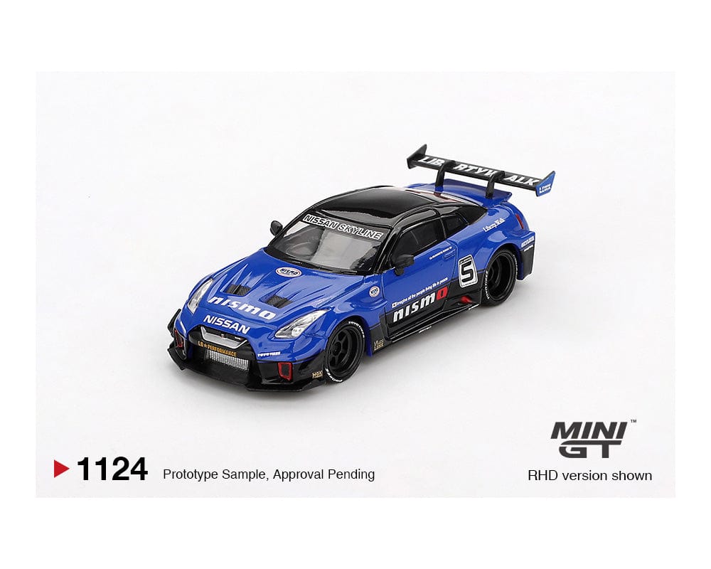Pre-order) LB-Silhouette WORKS GT NISSAN 35GT-RR Ver.2 Blue Mini