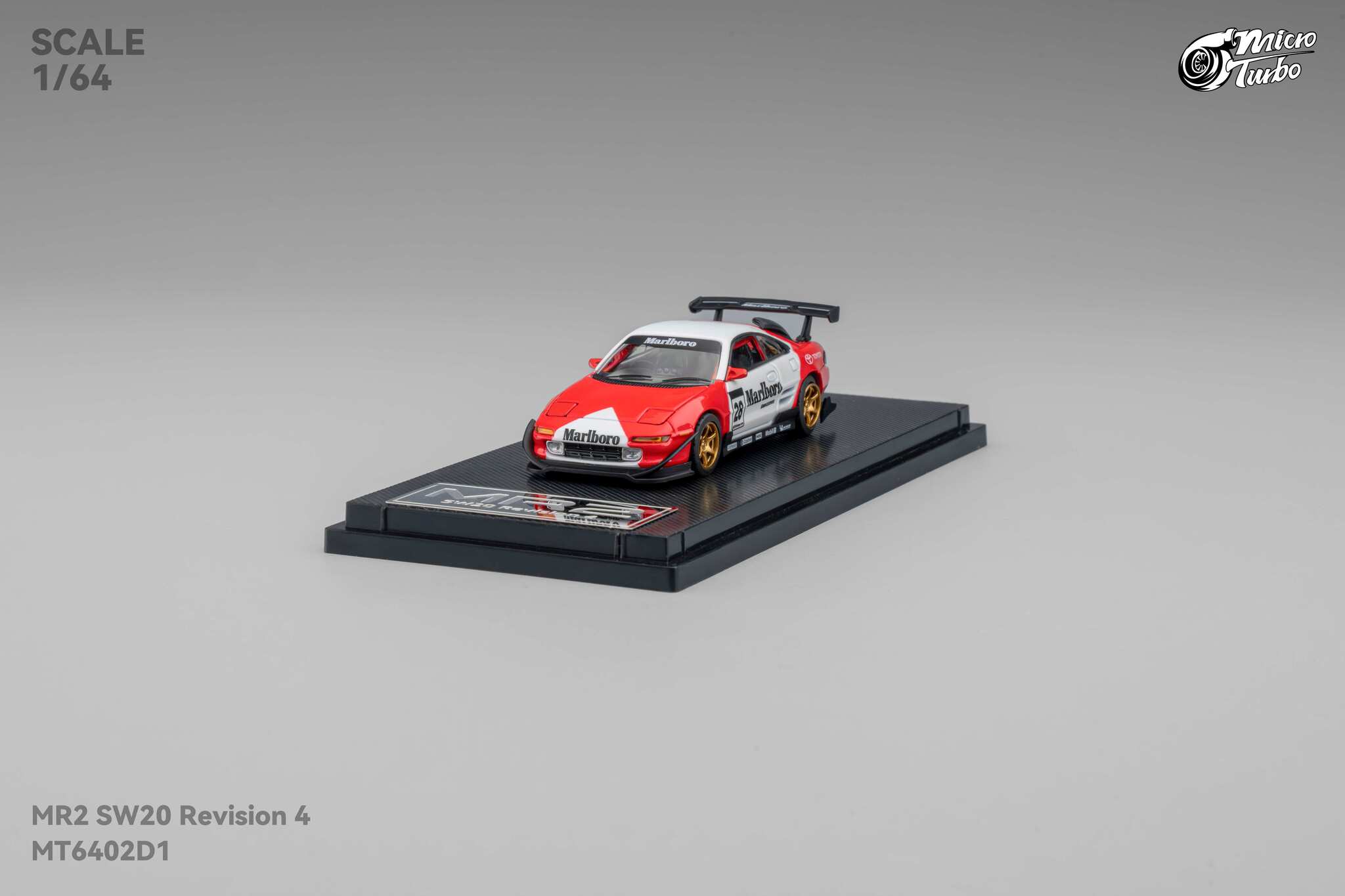 pre-order) Custom Toyota MR2 Marlboro Micro Turbo 1/64 scale