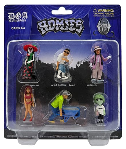 Homies Figures 1.75″ Series 15 Quince 4/4 Assortment 6 Figures