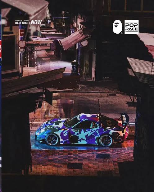 Mazda RX-7 FD3S  Re-Amemiya Bape Store Hong Kong 20th Anniversary Special Edition Pop Race 1/64