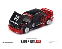 BMW M3 Kaido Works Advan Black Red Kaido House Mini GT 1/64