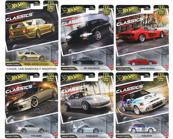 Hot Wheels Car Culture 2026 Modern Classics (5 car set) – Hanz Driven