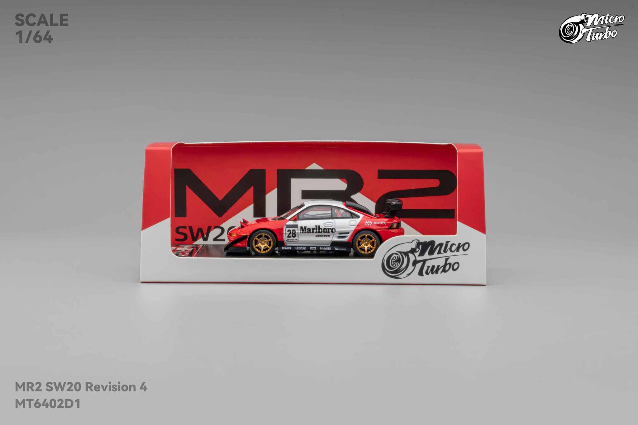 pre-order) Custom Toyota MR2 Marlboro Micro Turbo 1/64 scale