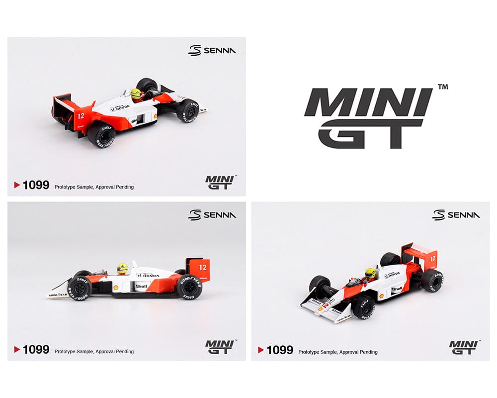 (Pre-order) McLaren MP4/6 #1 Ayrton Senna 1991 Japanese Grand Prix 2nd Place Limited Edition Mini GT