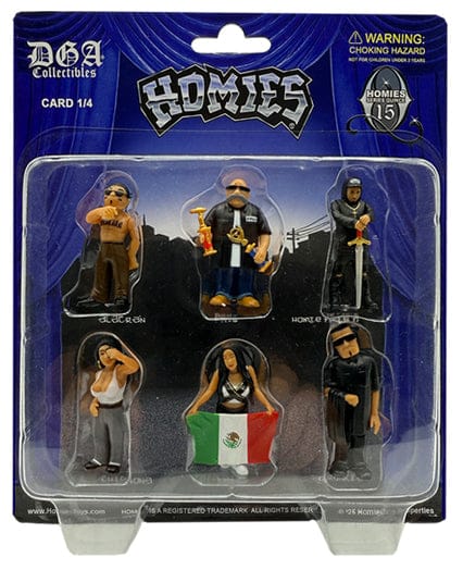 Homies Figures 1.75″ Series 15 Quince 1/4 Assortment 6 Figures