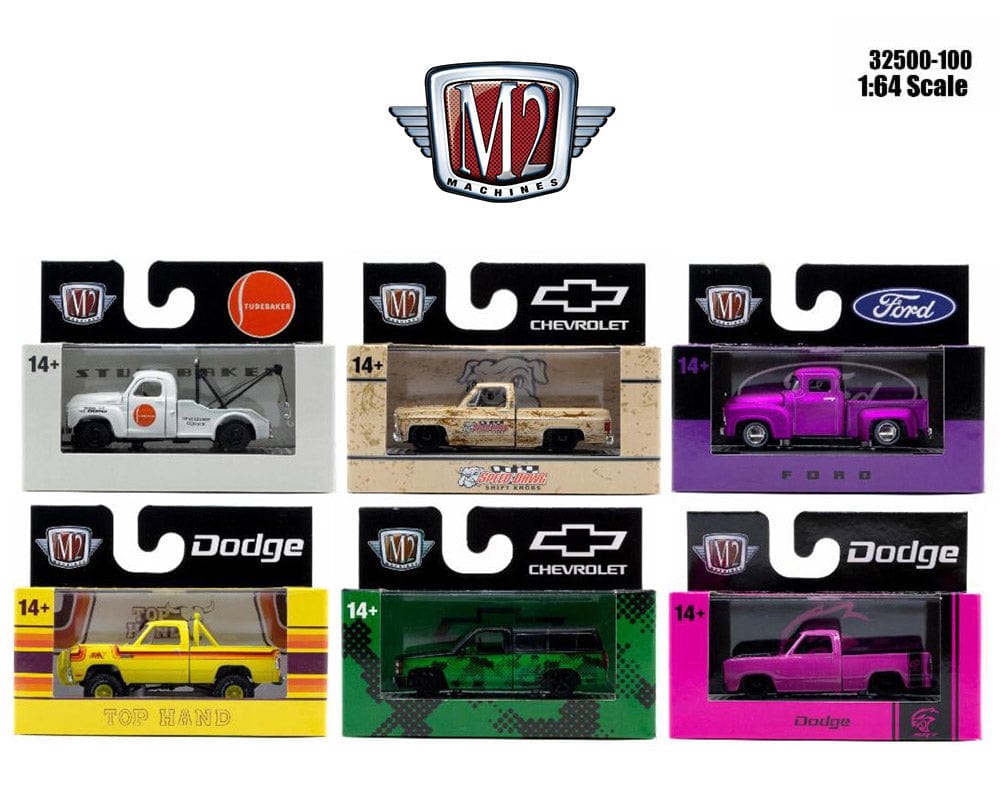 Complete set M2 Machines 1:64 Auto-Thentics Release 100
