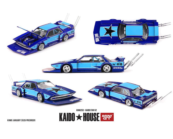 Kaido House Mini GT Kaido  Star V2 Blue