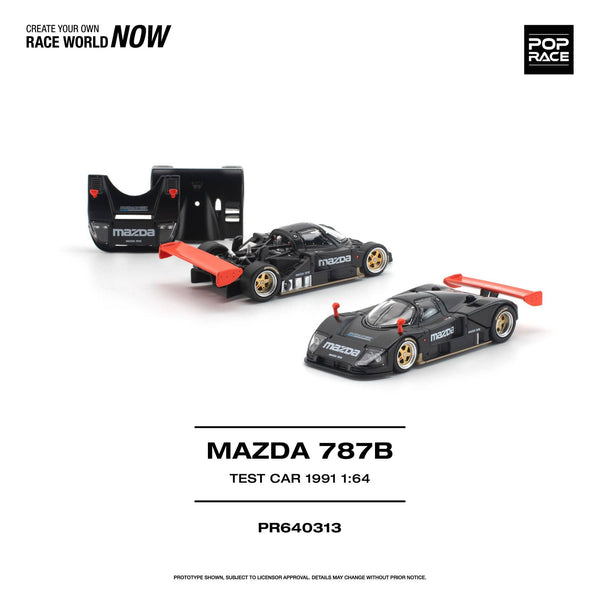Pre-order) Mazda 787B 1991 Test Car 1/64 Pop Race – Hanz Driven