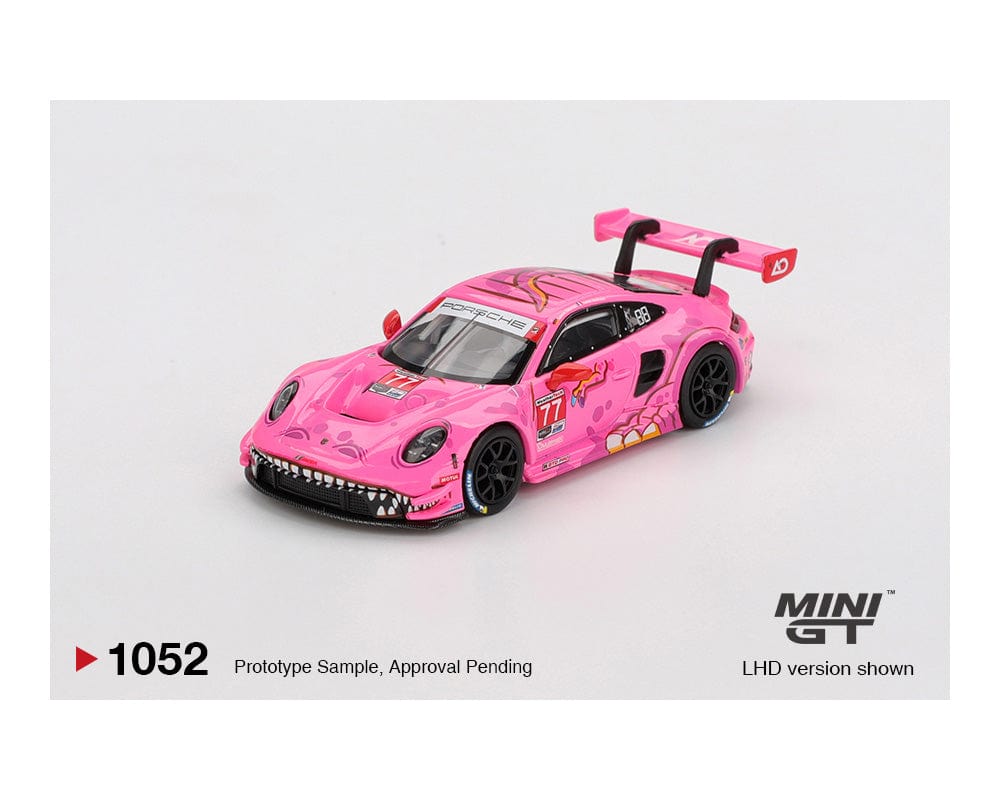 Pink Porsche 911 GT3 Racing 2023 IMSA Virginia Roxy Mini GT – Hanz