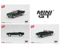 (Pre-order) Ford Mustang Convertible 1964 – Highland Green Mini GT 1/64 scale