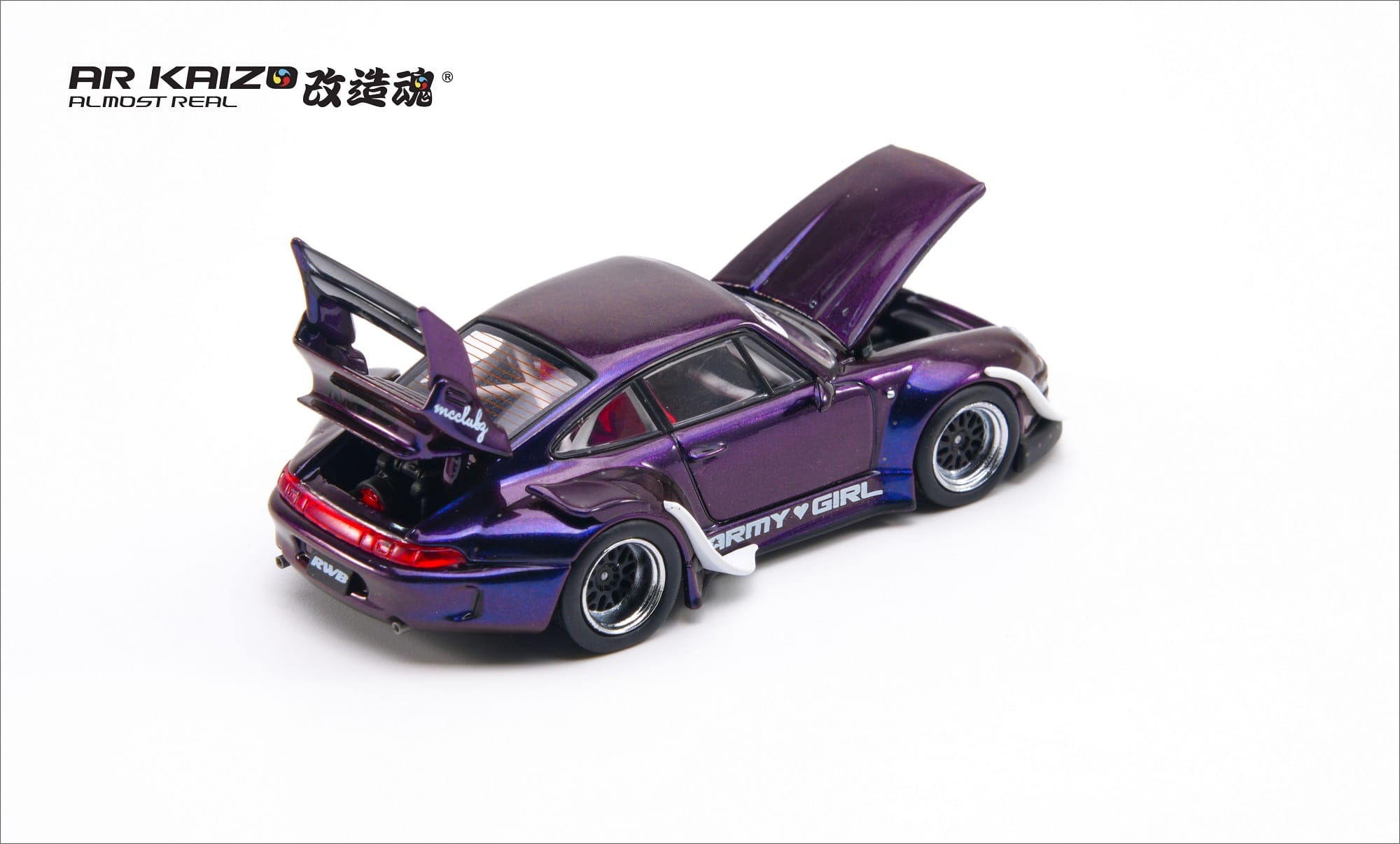 PRE-ORDER) Porsche 911 RWB Army Girl AR Kaizo by Almost Real