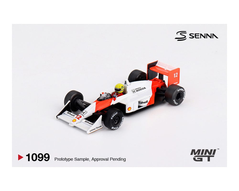 McLaren MP4/4 #12 Ayrton Senna 1988 Japanese Grand Prix Winner- Limited Edition Mini GT