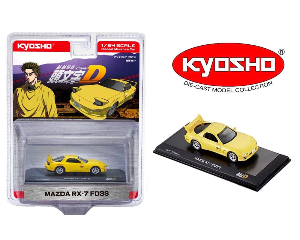 頭文字 D MAZDA RX-7 & TOYOTA TRUENO Initial D Kyosho Mazda RX-7 – Hanz Driven